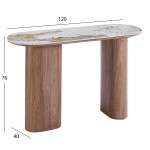 ΚΟΝΣΟΛΑ MARBLEX HM18446 ΚΕΡΑΜΙΚΟ TOP PANDORA--MDF ΠΟΔΙΑ 120x40x76Υεκ c547451