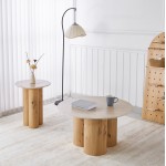 ΤΡΑΠΕΖΙ ΒΟΗΘΗΤΙΚΟ SILVA HM18444 ΚΕΡΑΜΙΚΟ TOP ΟΨΗ ΤΡΑΒΕΡΤΙΝΑΣ-MDF ΦΥΣΙΚΟ Φ45x55Υεκ c547502