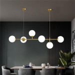 Φωτιστικό οροφής Bemfy pakoworld led χρυσό μεταλλικό 120x15x15εκ c547599