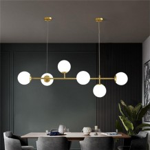 Φωτιστικό οροφής Bemfy pakoworld led χρυσό μεταλλικό 120x15x15εκ c547599