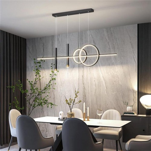 Φωτιστικό οροφής Neron pakoworld led μαύρο μεταλλικό 100x25x26εκ c547601