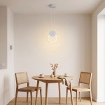Φωτιστικό οροφής Ganden pakoworld led λευκό μεταλλικό Φ26 5x20εκ c547603