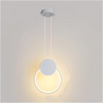 Φωτιστικό οροφής Ganden pakoworld led λευκό μεταλλικό Φ26 5x20εκ c547603