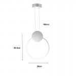 Φωτιστικό οροφής Ganden pakoworld led χρυσό μεταλλικό Φ26 5x20εκ c547604