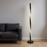 Φωτιστικό δαπέδου Jounko pakoworld led μαύρο μεταλλικό Φ20x130εκ c547609