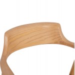 ΠΟΛΥΘΡΟΝΑ ΤΡΑΠΕΖΑΡΙΑΣ TARGA HM18336 11 RUBBERWOOD ΦΥΣΙΚΟ PU ΕΚΡΟΥ 58x54x78Yεκ SET 2τμχ c547619
