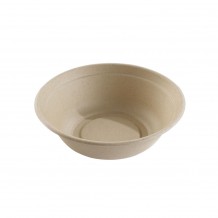 Μπωλ Στρογγυλό 1000ml Φ21x6cm από ζαχαροκάλαμο Μίας Χρήσης Μπεζ Sabert Σετ 75 c547621