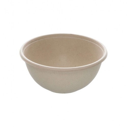 Μπωλ Στρογγυλό 1000 ml φ17x8cm από ζαχαροκάλαμο Μίας Χρήσης Sabert Σετ 75 c547623