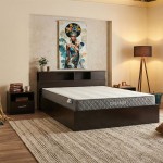 Κρεβάτι με στρώμα Olympus-Dreamer pakoworld wenge 160x200εκ c547679
