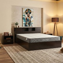 Κρεβάτι με στρώμα Olympus-Dreamer pakoworld wenge 160x200εκ c547679