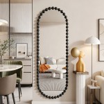 Καθρέπτης Myrtus pakoworld μαύρο MDF 40x2 5x160 εκ c547763