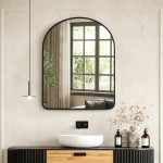 Καθρέπτης Selene pakoworld μαύρο MDF 46x1 2x60 εκ c547767