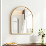 Καθρέπτης Selene pakoworld MDF σε φυσική απόχρωση 46x1 2x60 εκ c547768