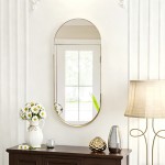 Καθρέπτης Asteria pakoworld χρυσό MDF με χρυσό μέταλλο 45x5x105εκ c547771