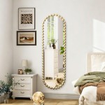 Καθρέπτης Myrtus pakoworld χρυσό MDF 40x2 5x160 εκ c547775