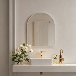 Καθρέπτης Selene pakoworld λεύκο MDF 46x1 2x60 εκ c547779