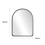 Καθρέπτης Selene pakoworld λεύκο MDF 46x1 2x60 εκ c547779