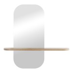 Καθρέπτης Lunaria pakoworld MDF σε φυσική απόχρωση 60x11 5x60εκ c547780
