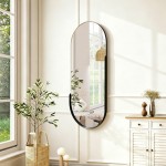 Καθρέπτης Asteria pakoworld μαύρο MDF μάυρο μέταλλο 45x5x105εκ c547786