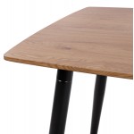 ΣΕΤ ΤΡΑΠΕΖΑΡΙΑΣ 5ΤΜΧ GAFF HM10847 02 MDF TOP ΦΥΣΙΚΟ--ΥΦΑΣΜΑ ΜΠΕΖ ΜΕΤΑΛΛΟ ΜΑΥΡΟ c547871