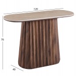ΚΟΝΣΟΛΑ WALDEN HM18439 ΚΕΡΑΜΙΚΟ TOP ΤΡΑΒΕΡΤΙΝΑ--MDF ΒΑΣΗ ΚΑΡΥΔΙ 120x40x76Υεκ c547990