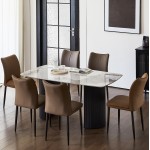 ΣΕΤ ΤΡΑΠΕΖΑΡΙΑΣ 7ΤΜΧ MINAO HM21362 ΚΕΡΑΜΙΚΟ TOP MDF ΠΟΔΙΑ--PU ΚΑΦΕ ΜΕΤΑΛ ΠΟΔΙΑ c547993