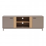 Έπιπλο τηλεόρασης Polenio pakoworld cappuccino με φυσικό 150x40x53εκ c548114