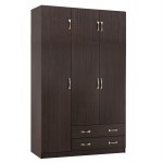 ΝΤΟΥΛΑΠΑ 3ΦΥΛΛΗ ΜΕ ΠΑΤΑΡΙ CARLY HM10891 01 ΜΕΛΑΜΙΝΗ ΣΕ ZEBRANO 150X55Χ240Υεκ c548133