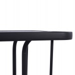 ΣΕΤ ΤΡΑΠΕΖΑΡΙΑΣ 5ΤΜΧ ADAM HM10897 01 ΤΡΑΠΕΖΙ 110x60εκ 4 ΠΟΛΥΘΡΟΝΕΣ--ΓΚΡΙ c548136