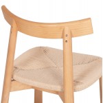 KΑΡΕΚΛΑ ΤΡΑΠΕΖΑΡΙΑΣ OSORIO HM18335 01 RUBBERWOOD ΣΧΟΙΝΙ ΣΕ ΦΥΣΙΚΟ 51x55x74Υεκ SET 2τμχ c548328