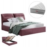 ΚΡΕΒΑΤΙ ΜΕ ΣΤΡΩΜΑ ΑΠΟΘ ΧΩΡΟ KENDRA HM10767 02 ΣΑΠΙΟ ΜΗΛΟ ΒΕΛΟΥΔΟ--ΓΙΑ 160x200εκ c548336