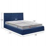 ΚΡΕΒΑΤΙ ΜΕ ΣΤΡΩΜΑ ΑΠΟΘ ΧΩΡΟ BRILEY HM10765 03 ΜΠΛΕ ΒΕΛΟΥΔΟ--ΣΤΡΩΜΑ 160x200εκ c548342