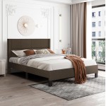 ΚΡΕΒΑΤΙ ΔΙΠΛΟ ΣΤΡΩΜΑ TRILLOP HM10763 02 ΚΑΦΕ ΥΦΑΣΜΑ--ΓΙΑ 160x200εκ c548356