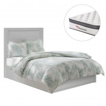 ΚΡΕΒΑΤΙ ΜΕ ΣΥΡΤΑΡΙ ΣΤΡΩΜΑ MELANY HM10745 04 ΜΕΛΑΜΙΝΗ ΣΕ ΛΕΥΚΟ--ΓΙΑ 90x190εκ c548360