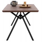 ΣΕΤ ΤΡΑΠΕΖΑΡΙΑΣ 7ΤΜΧ MANDY HM10957 03 MDF TOP--ΥΦΑΣΜΑ TAUPE ΜΕΤΑΛ ΠΟΔΙΑ c548555