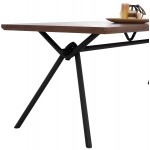 ΣΕΤ ΤΡΑΠΕΖΑΡΙΑΣ 7ΤΜΧ MANDY HM10957 03 MDF TOP--ΥΦΑΣΜΑ TAUPE ΜΕΤΑΛ ΠΟΔΙΑ c548555