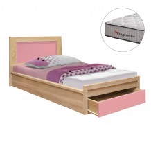 ΚΡΕΒΑΤΙ ΠΑΙΔΙΚΟ ΜΕ ΣΥΡΤΑΡΙ PLAYROOM HM10752 02 ΜΕΛΑΜΙΝΗ SONAMA ΡΟΖ--ΣΤΡΩΜΑ 90x190εκ c548624