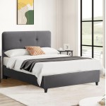 ΚΡΕΒΑΤΙ DOLORES ΜΕ ΣΤΡΩΜΑ HM10746 01 ΓΚΡΙ ΒΕΛΟΥΔΟ--ΓΙΑ 120x200εκ c548742