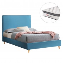 ΚΡΕΒΑΤΙ ΗΜΙΔΙΠΛΟ ΜΕ ΣΤΡΩΜΑ MAYLIN HM10802 01 ΒΕΛΟΥΔΟ ΤΙΡΚΟΥΑΖ--ΣΤΡΩΜΑ 120Χ200εκ c548842