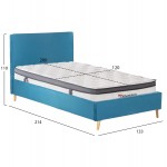 ΚΡΕΒΑΤΙ ΗΜΙΔΙΠΛΟ ΜΕ ΣΤΡΩΜΑ MAYLIN HM10802 01 ΒΕΛΟΥΔΟ ΤΙΡΚΟΥΑΖ--ΣΤΡΩΜΑ 120Χ200εκ c548842