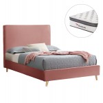 ΚΡΕΒΑΤΙ ΗΜΙΔΙΠΛΟ ΜΕ ΣΤΡΩΜΑ MAYLIN HM10802 ΒΕΛΟΥΔΟ ΣΑΠΙΟ ΜΗΛΟ--ΣΤΡΩΜΑ 120Χ200εκ c548843