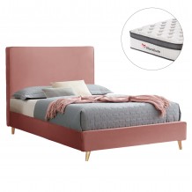 ΚΡΕΒΑΤΙ ΗΜΙΔΙΠΛΟ ΜΕ ΣΤΡΩΜΑ MAYLIN HM10802 ΒΕΛΟΥΔΟ ΣΑΠΙΟ ΜΗΛΟ--ΣΤΡΩΜΑ 120Χ200εκ c548843