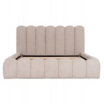 ΚΡΕΒΑΤΙ ΔΙΠΛΟ MARIUS HM759 03 ΜΠΕΖ CHENILLE ΥΦΑΣΜΑ-- ΓΙΑ ΣΤΡΩΜΑ 160x200εκ c548845