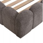 ΚΡΕΒΑΤΙ ΔΙΠΛΟ MARIUS HM759 01 ΓΚΡΙ CHENILLE ΥΦΑΣΜΑ-- ΓΙΑ ΣΤΡΩΜΑ 160x200εκ c548846