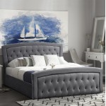 ΚΡΕΒΑΤΙ ΔΙΠΛΟ ΜΕ ΣΤΡΩΜΑ ODELIA HM10806 01 ΒΕΛΟΥΔΟ ΓΚΡΙ--ΓΙΑ ΣΤΡΩΜΑ 160x200εκ c548909