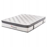ΚΡΕΒΑΤΙ ΜΕ ΣΤΡΩΜΑ BECCA HM10803 01 ΛΕΥΚΟ PU--ΓΙΑ 150x200εκ c548912