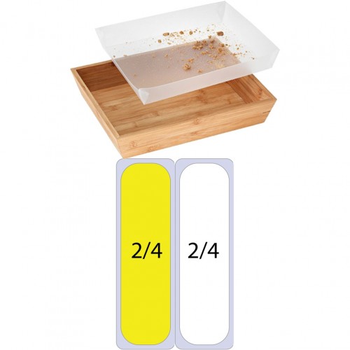 Ένθετα σκαφάκι Ακρυλικό για Καλάθια Bamboo GN2 4 22 5x51 Garibaldi c548926