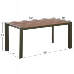 ΣΕΤ ΤΡΑΠΕΖΑΡΙΑΣ ΕΞ ΧΩΡΟΥ 5ΤΜΧ HILLIARD HM10998 07 OLIVE GREEN ΑΛΟΥΜΙΝΙΟ-POLYWOOD c549212