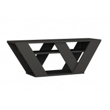 Έπιπλο τηλεόρασης Pipralla ανθρακί 110x40x30εκ c54942