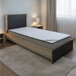 Κρεβάτι με στρώμα Athos-Perfecto pakoworld sonoma-ανθρακί 90x190εκ c549473